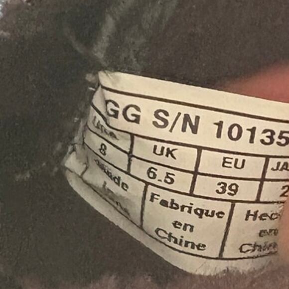 UGG Black and Brown Lace Up Boots - Picture 8 of 8